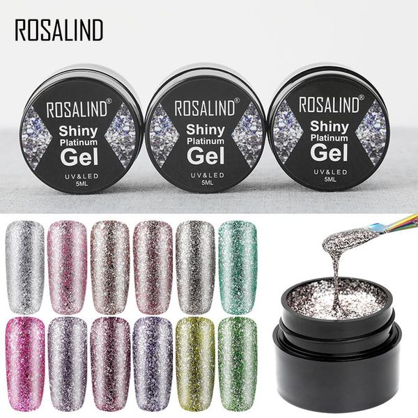 

nail gel shiny explosion platinum glue uv polish for art design decorations semi-permanent led, Red;pink