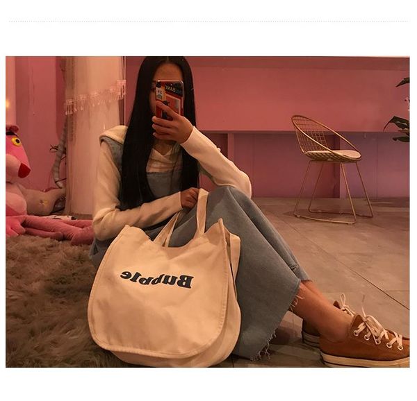 

2021 spring and summer women's single diagonal bags personalized letter printing adjustable shoulder strap green shopping bag