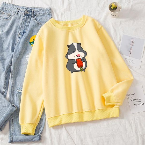 

women's hoodies & sweatshirts kawaii korean for women outwear hiphop kpop clothes oversize jumper cotton 90s ulzzang aesthetic, Black