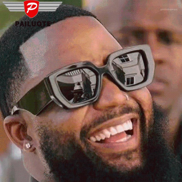 

cool fashion sunglasses men glasses women black color 7 square summer outdoor decorative unti uv400 retro width leg gafas de sol, White;black