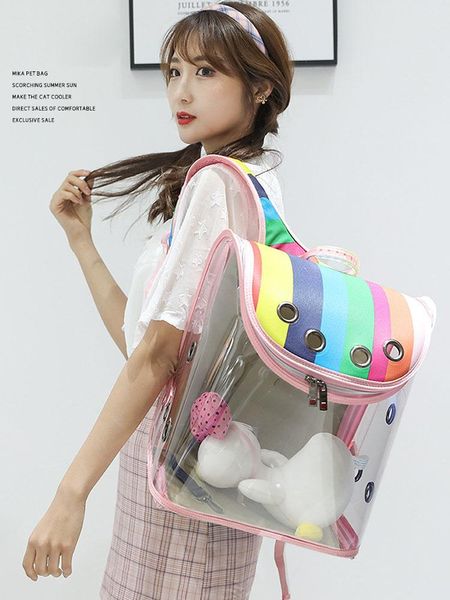 

cat carriers,crates & houses ins pet bag breathable outdoor for fashion cats knapsack collapsible multifunction pets dog portable handbag