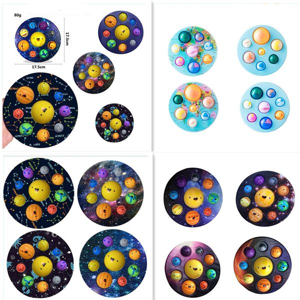 

2021 toy pop fidget rat killing pioneer bubble music 12 planet decompression toy