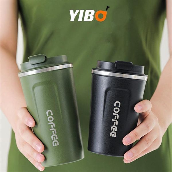 

water bottles 380/500ml vacuum bottle heat cool keep insulation flask straight cup creative daily portable coffee mug travel