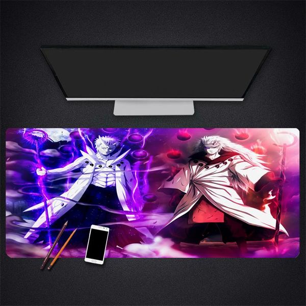 

mouse pads & wrist rests large pad gaming waterproof non-slip rubber desk mat naruto anime mousepad with locking edge computer laptop
