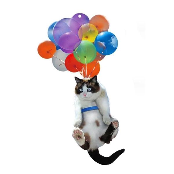 

interior decorations car hanging cat ornament with colorful balloon decor home decoration wholesale