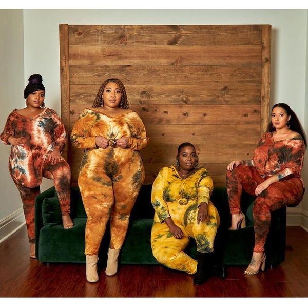 

large size xl-5xl streetwear leisure sports tie dye long sleeve two piece set baddie outfit instagram african lady women's tracksuits, Gray