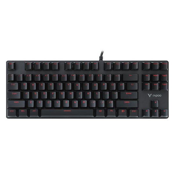

keyboards rapoo v500 alloy version 87keys wired mechanical gaming keyboard for game computer desklapblack