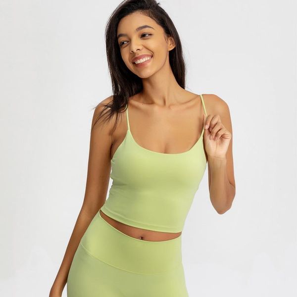 

slim belt sports underwear women quick-drying yoga vest bra tight-fitting solid color crop jogging sportswear outfit