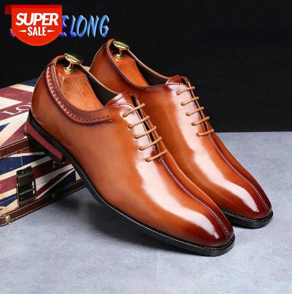 

classic men formal pointed leather shoes gentleman style mens business dress fashion male oxford wedding 38-48 #gd68
