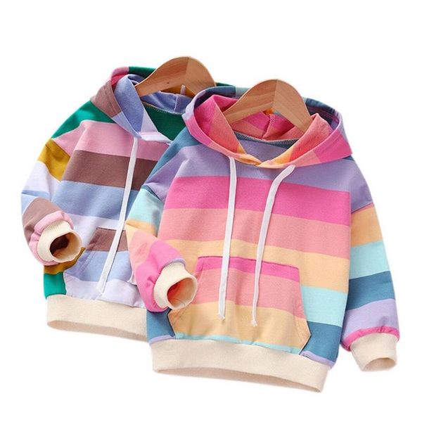 

hoodies & sweatshirts children cotton boys girls colorful rainbow autumn winter hip hop hoody children's sport clothing, Black