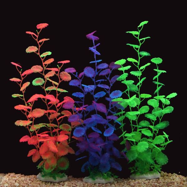 

large aquarium plants fish tank decoration plastic aquario grass landscaping ornament background decor aquatic accessories decorations