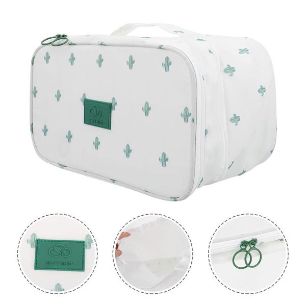 

storage bags 1pc waterproof polyester bag for travel compartment underwear (white)