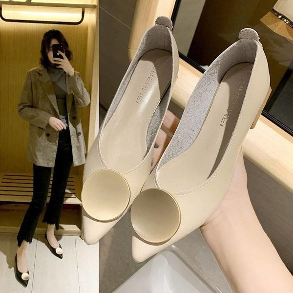 

dress shoes women women's heel 2021 summer chaussure femme zapatos mujer, Black