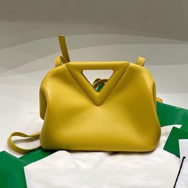 

75% off luxury handbag new leather inverted triangle clip candy cloud one shoulder slant across carry on women's bag mxf4