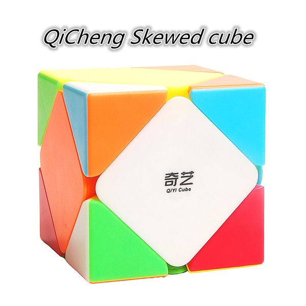 

qiyi qicheng 3x3 positioning speed skewed magic cube qicheng 3x3 skew puzzle magic cubo toy qiyi 3x3x3 professional skew cube
