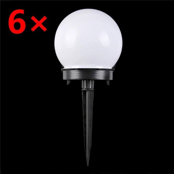 

solar lamps 6 pcs/lot led garden light waterproof bulb lawn outdoor camping night lights powered landscape lamp