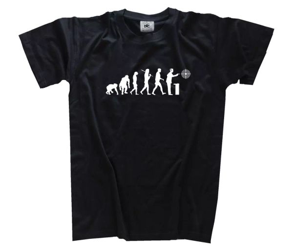 

standard edition shooting friend protective evolution t-shirt s-xxxl, White;black