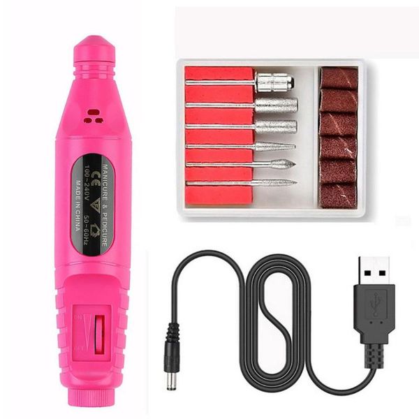 

nail drill & accessories electric art pen file polish grind machine handpiece manicure pedicure tool