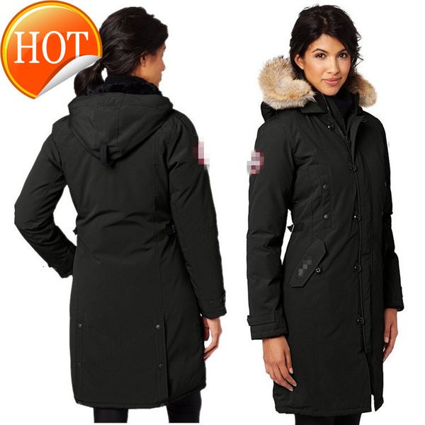 

expedition and goose men's 12 women's down jacket canada joint warm thickened work clothes parker goose, Black
