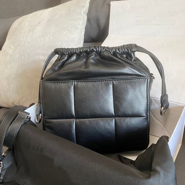 

5a+ luxury designer bags drawstring bucket bag women's crossbody bag 2021 classic cowhide single shoulder strap