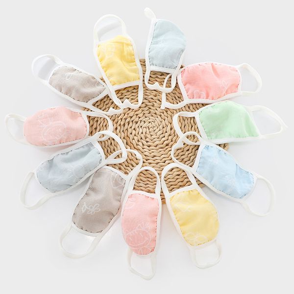 

mask summer cotton four layer gauze children's summer thin independent packaging
