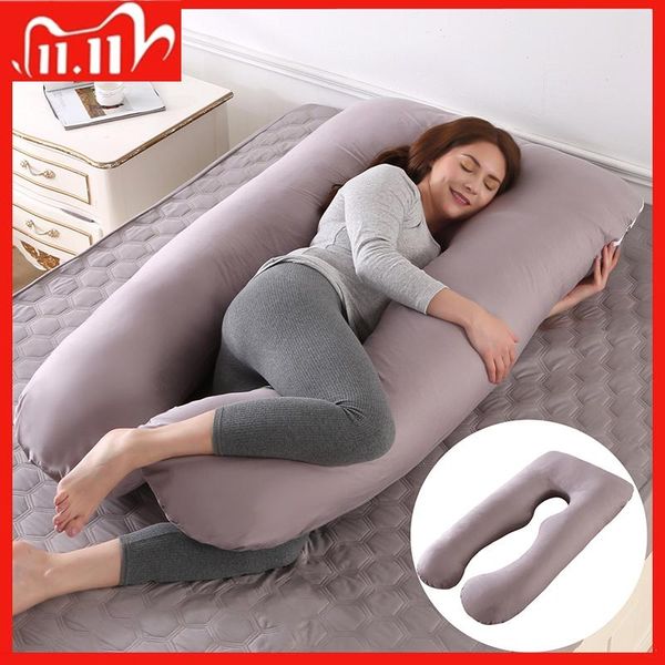 

pregnancy pillow full body u-shaped cushion long side sleeper pregnant women belly sleeping support maternity pillows