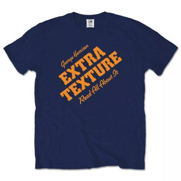 

george harrison extra texture official t-shirt men unisex, White;black