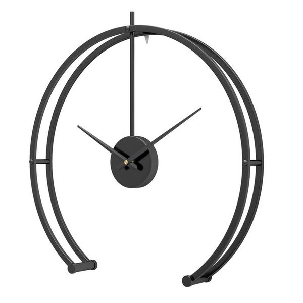 

modern simple home wall clock metal silent living room bedroom fashion clocks