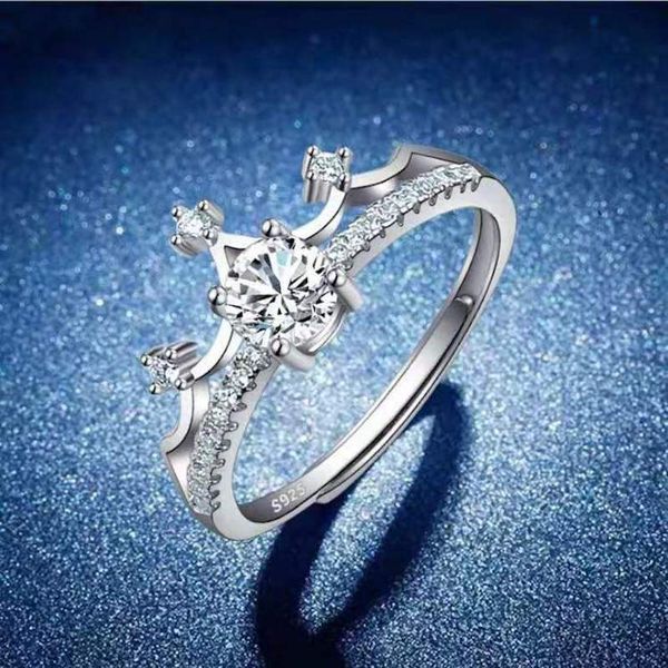 

design hollow flower pattern finger rings for women luxury brand 925 sterling silver zirconia diamond wedding jewelry j-497, Slivery;golden