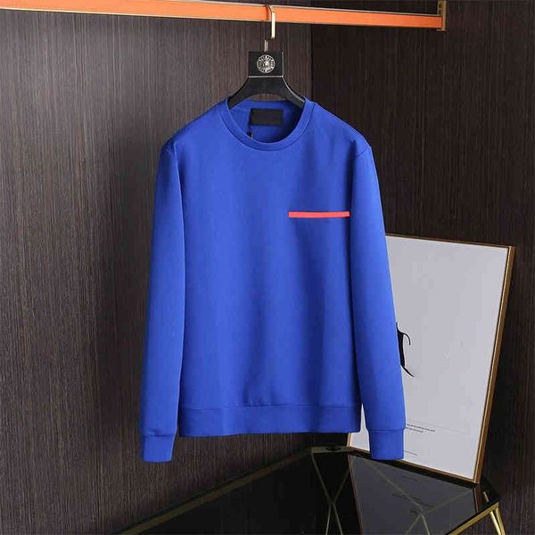 

men's hoodies & sweatshirts designer men's crew neck fashion women's long sleeve o neck sweatshirt, Black