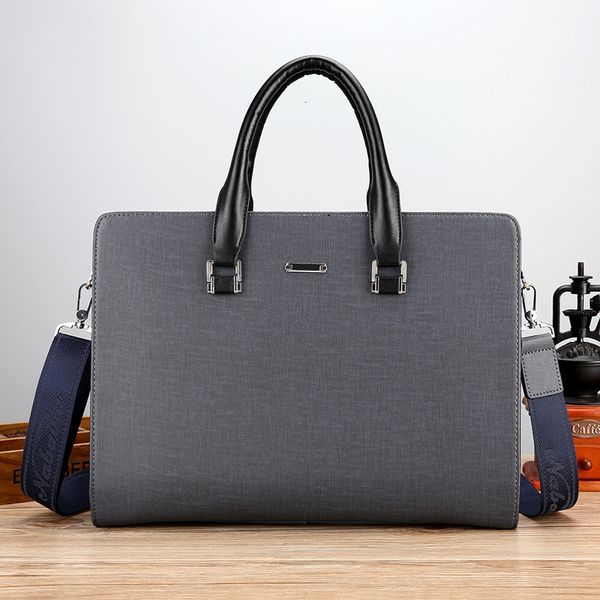 

briefcase men's bag 2021 korean pvc wear resistant single shoulder slant cross handbag