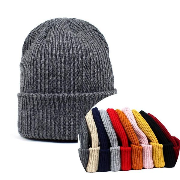 

beanies girl autumn female acrylic beanie caps warmer bonnet ladies casual cap winter hats for woman knitted fluorescent hat