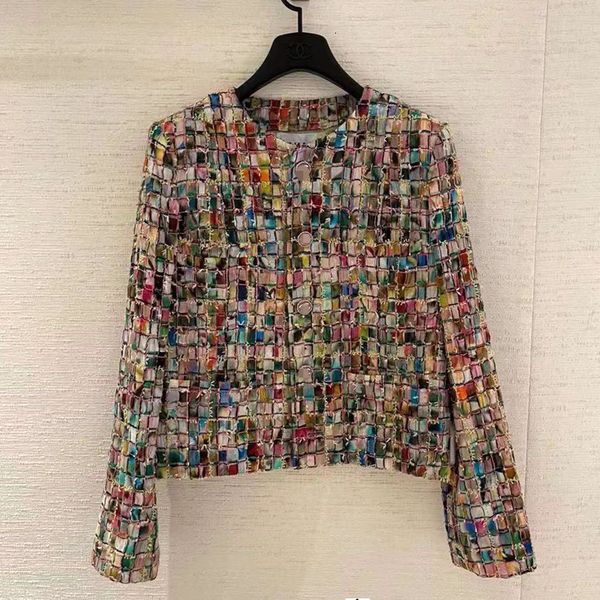 

women's jackets resistant color tweed short jacket 4s7q, Black;brown