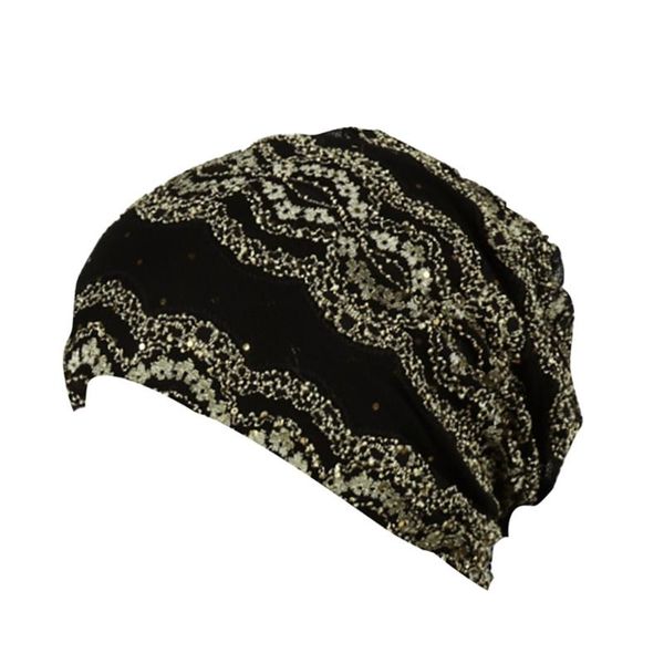 

beanie/skull caps lace ethnic style women beanies soild india windproof anti-slip female turban western simple elegant casual lady skullies, Blue;gray