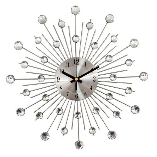 

wall clocks creative iron clock metal home living room european stone decorations
