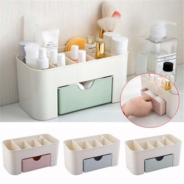 

bathroom storage & organization 1x women makeup case organizer cosmetic holder container box with drawer