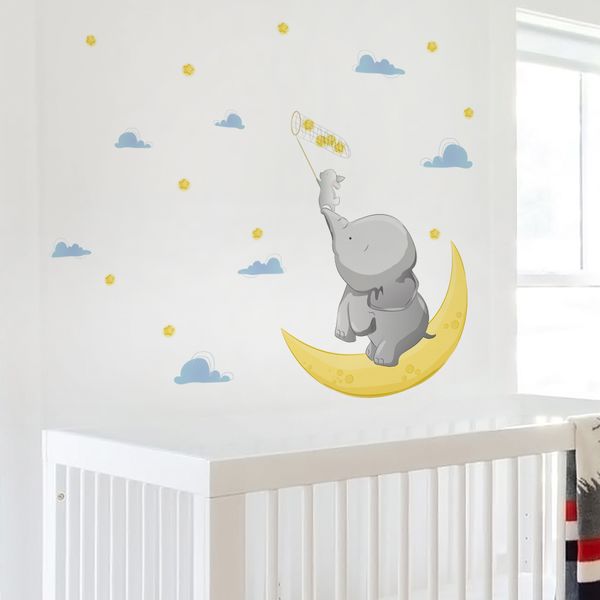 

cartoon animal wall stickers kids room decor wall sticker art for living room nursery baby children decor vinyl wall decal