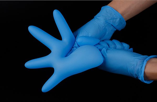 

household glovesr cleaning gloves powder nitrile latex gloves disposable antiskid exam convenient dispenser nitrile glove 1lot100piece