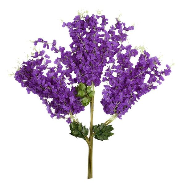 

purple ceiling wedding decoration flower simulation bean string wisteria decorative flowers & wreaths