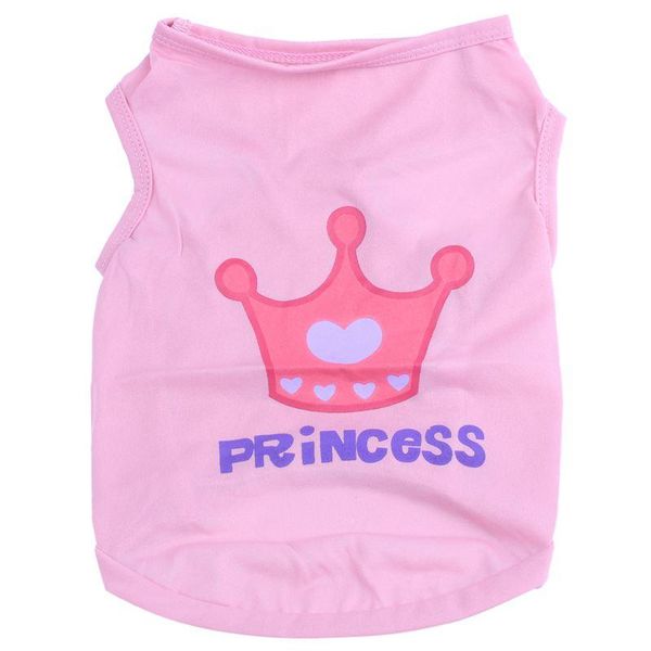 

dog apparel mini clothing cat puppy clothes pink t-shirt vest type l