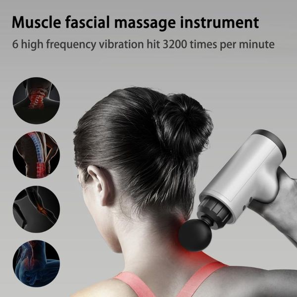 

accessories tissue massage gun muscle massager pain management after training exercising body relaxation slimming shaping relief