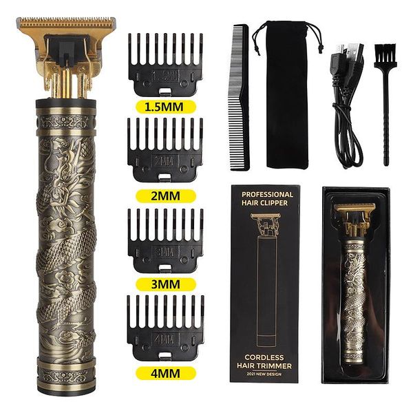 

hair clippers t9 electric rechargeable shaver beard trimmer 0mm men barber cutting machine for cut