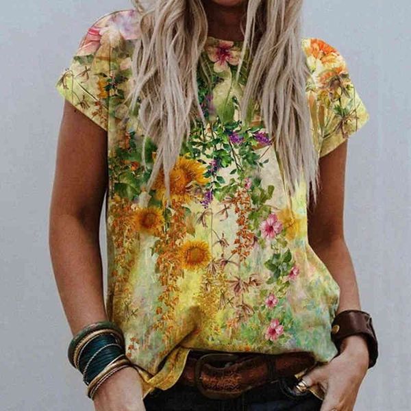 

women o neck vintage pattern print blouse shirt elegant summer short sleeve pullovers casual female loose streetwear blusas, White