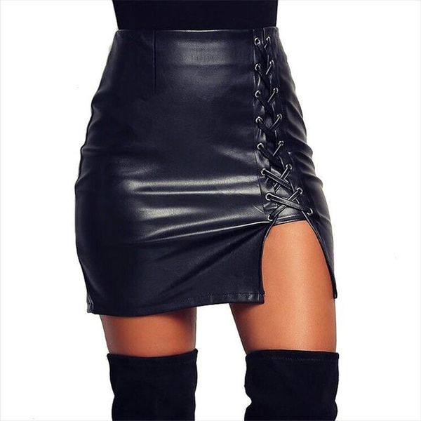 

pu leather mini young women skirt american short tight plus size girls pencil black skirts bsq039