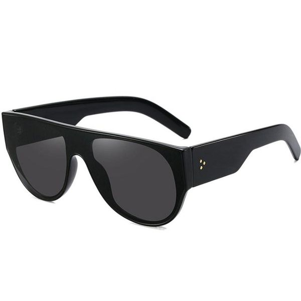 

sunglasses oversized one lens cat eye polarized fashion men women rivet shades uv400 vintage glasses 50547, White;black