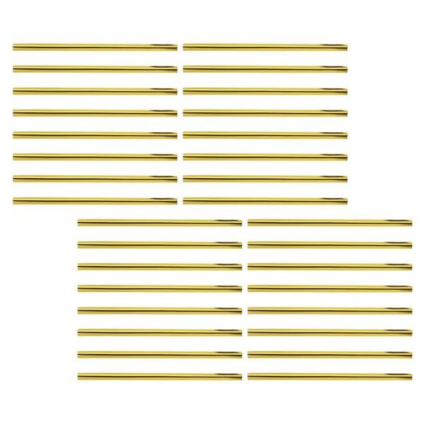 

wall stickers 600pcs wire binding ropes sealing gold wires gift bag (golden)