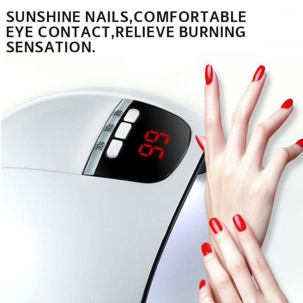 

usb smart 15 led uv nail lamp gel polish dryer fast curing manicure light can be powered-by computer, power bank, art.1