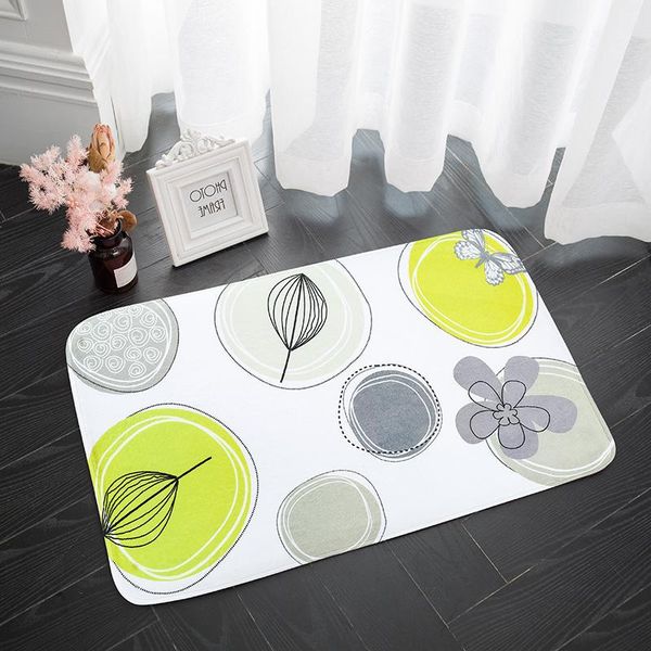 

bath mats pvc shower mat nonslip floor green circle anti-slip bathroom