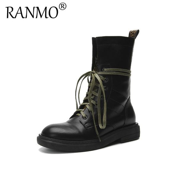 

boots black handsome british short 2021 versatile punk motorcycle army green chimney