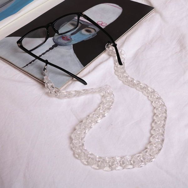 

xMFY fashion concave eye ains shape creative acrylic resin sumt rope fashion concave shape creative acrylic resin glasses chain sumt glasse